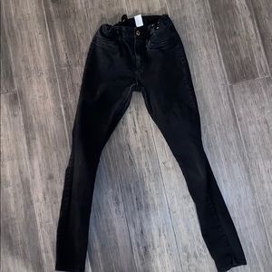 black jeans